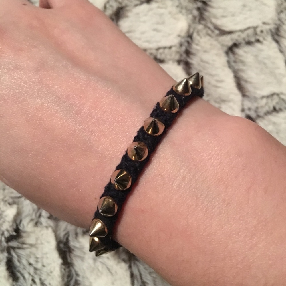 Retro J. Crew Blue Stud Bracelet
